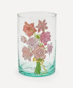 Marin Montagut Glass & Drinksware^Floral Bouquet Glass