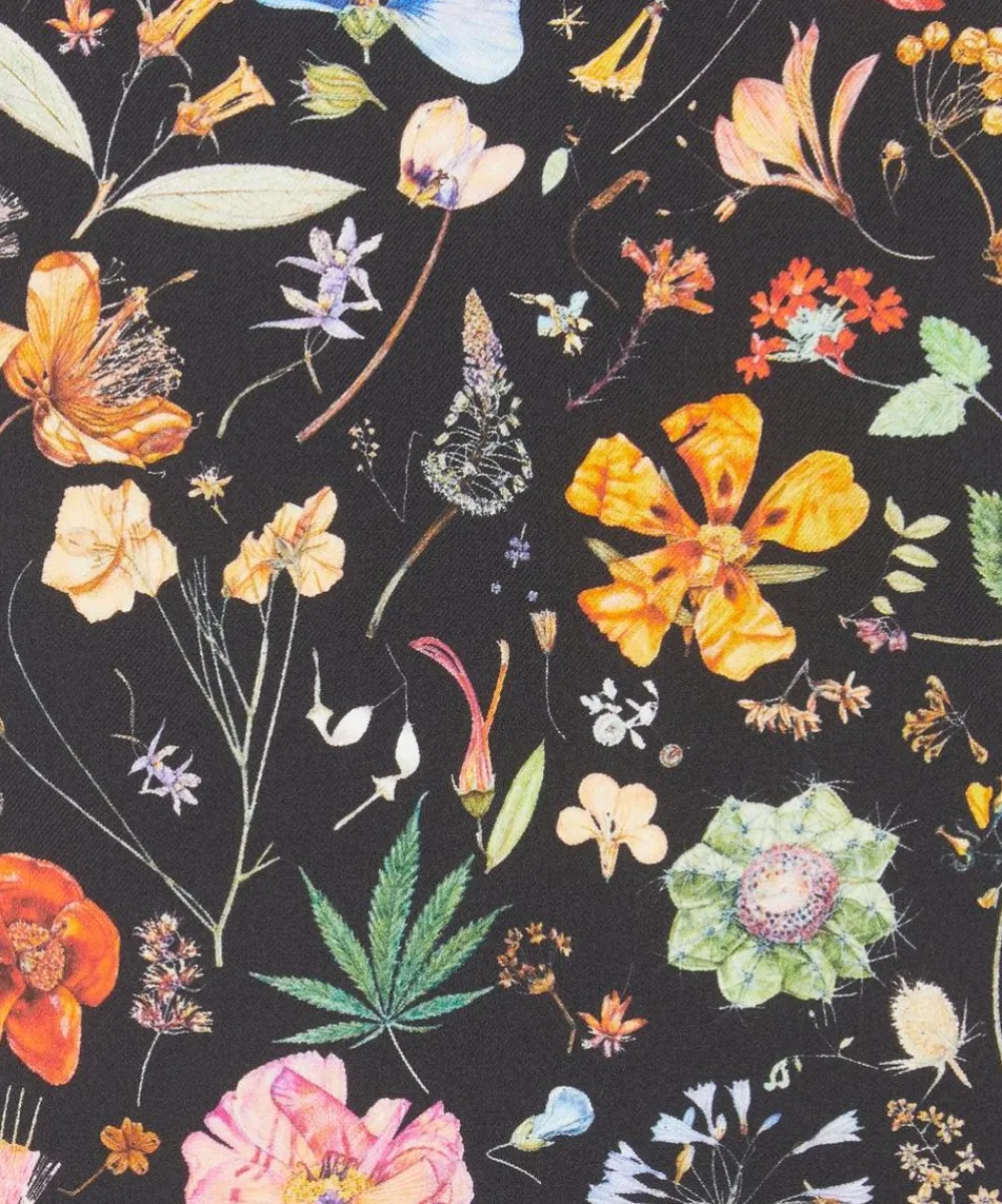 Liberty Fabrics Monument Twill|Classic Silks^Floral Eve Silk Twill