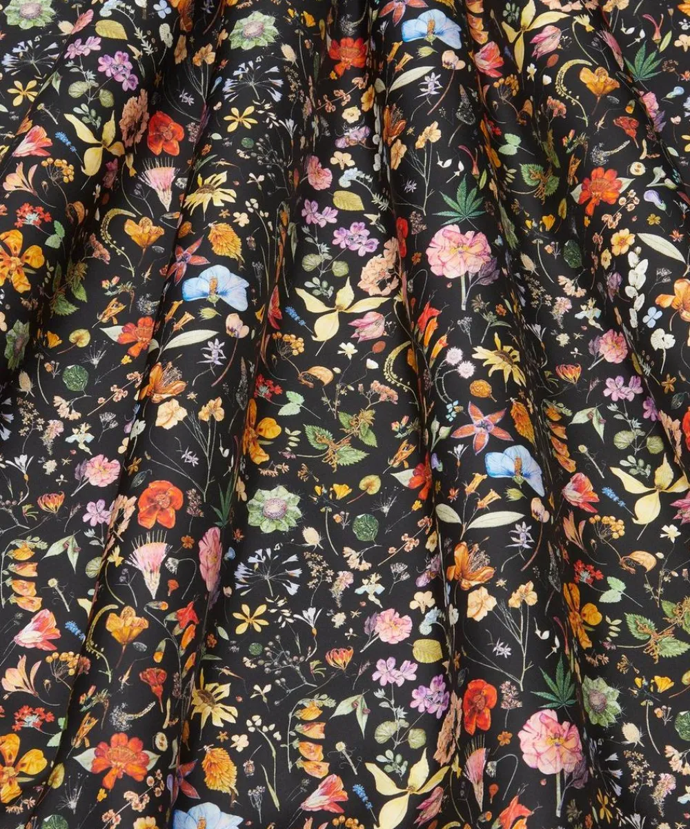 Liberty Fabrics Monument Twill|Classic Silks^Floral Eve Silk Twill