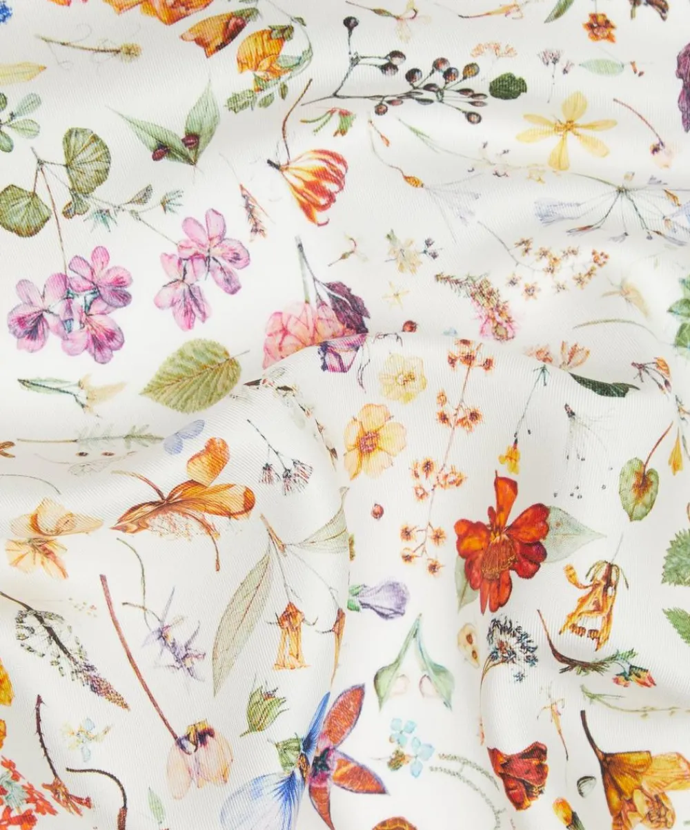 Liberty Fabrics Monument Twill|Classic Silks^Floral Eve Silk Twill