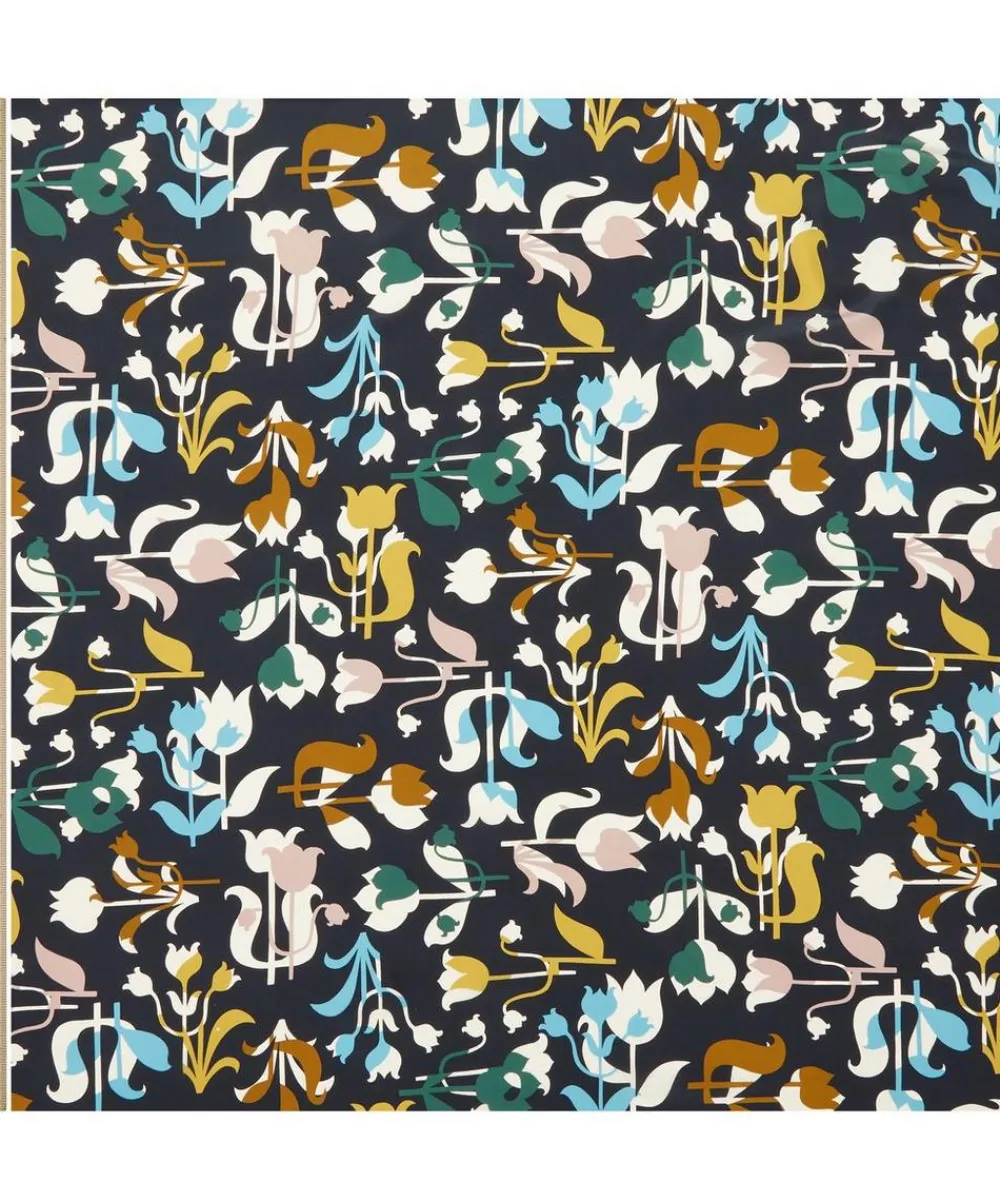 Liberty Fabrics Crepe De Chine^Floral Frieze Crepe de Chine