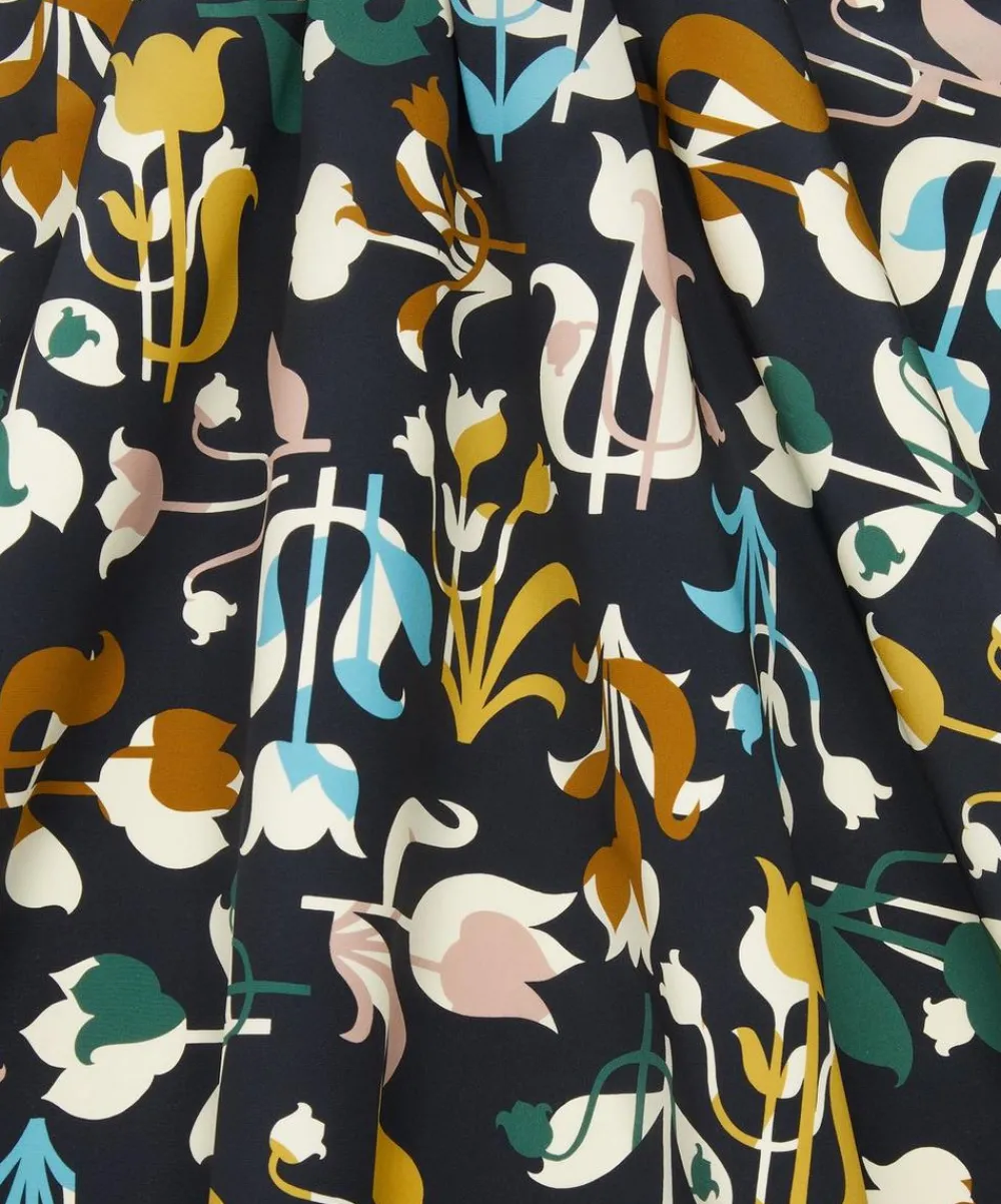 Liberty Fabrics Crepe De Chine^Floral Frieze Crepe de Chine