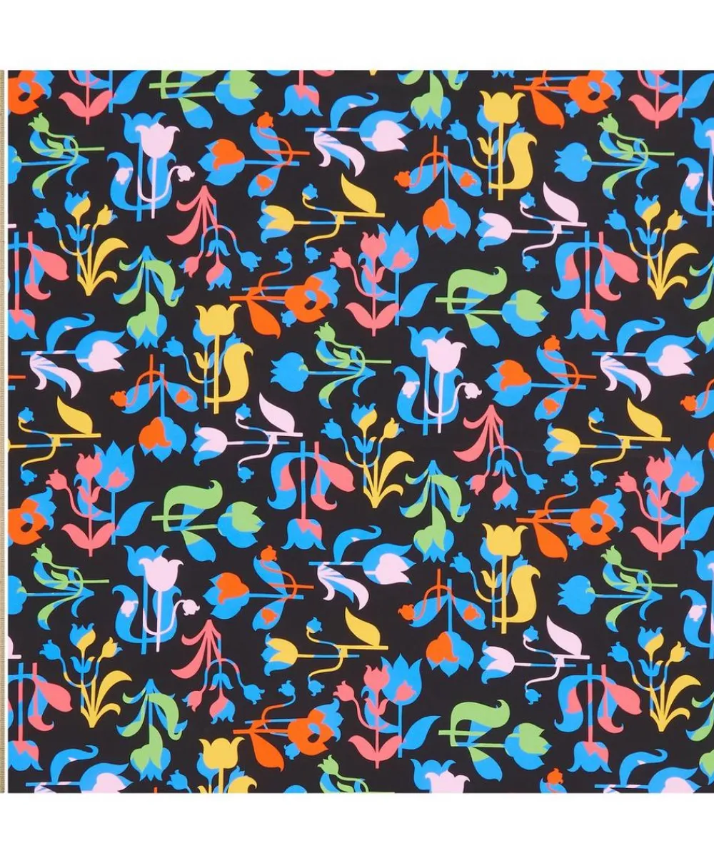 Liberty Fabrics Crepe De Chine^Floral Frieze Crepe de Chine