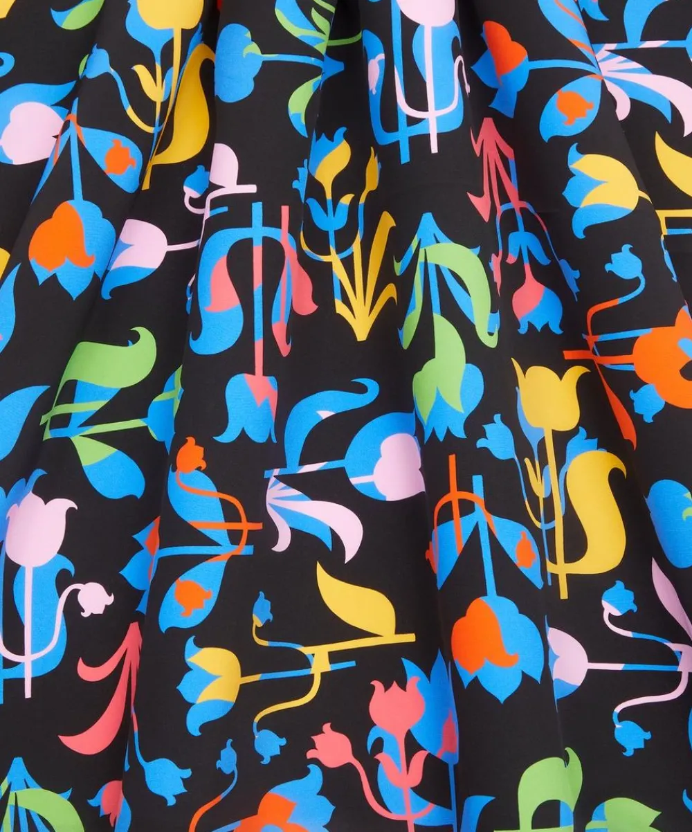 Liberty Fabrics Crepe De Chine^Floral Frieze Crepe de Chine