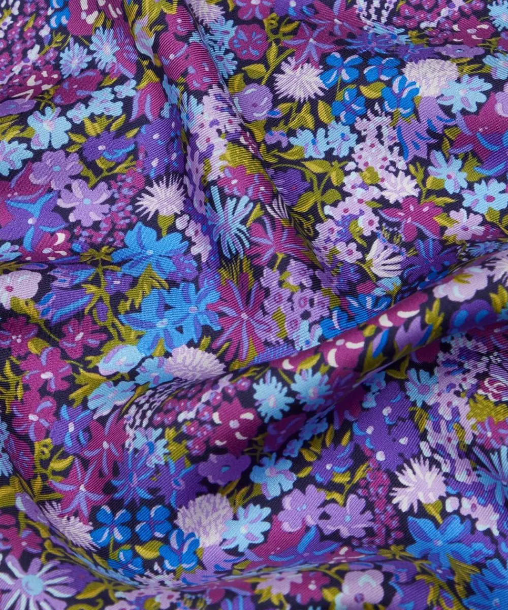 Liberty Scarves^Floral Medley 45 x 45 Silk Neckerchief