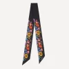 Liberty Scarves^Floral Muse 8X160 Skinny Silk Scarf
