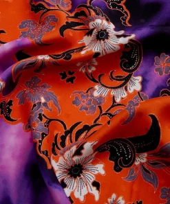 Ratti Silk Satin^Floral Paisley Dot Silk Jacquard