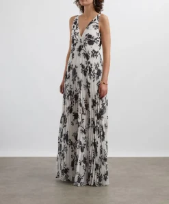 Self-Portrait Dresses^Floral Print Chiffon Maxi Dress
