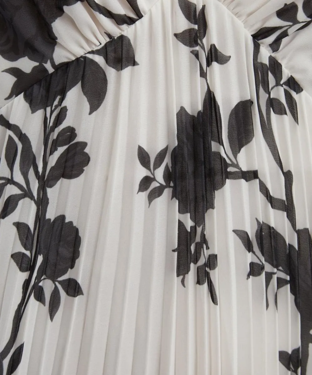 Self-Portrait Dresses^Floral Print Chiffon Maxi Dress