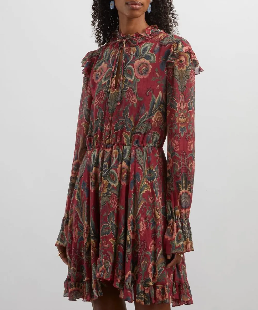 Etro Coats & Jackets^Floral Silk-Blend Mini Dress