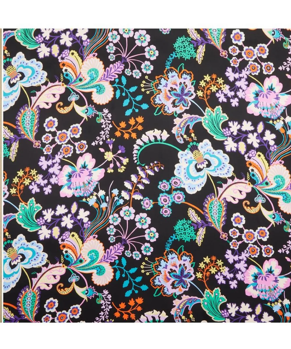 Liberty Fabrics Classic Silks|Silk Satin^Floral Symphony Silk Satin