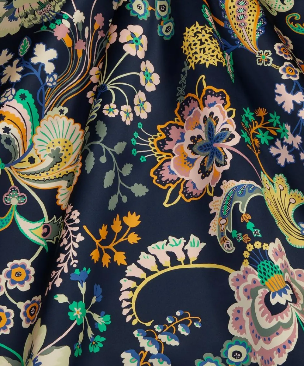 Liberty Fabrics Classic Silks|Silk Satin^Floral Symphony Silk Satin