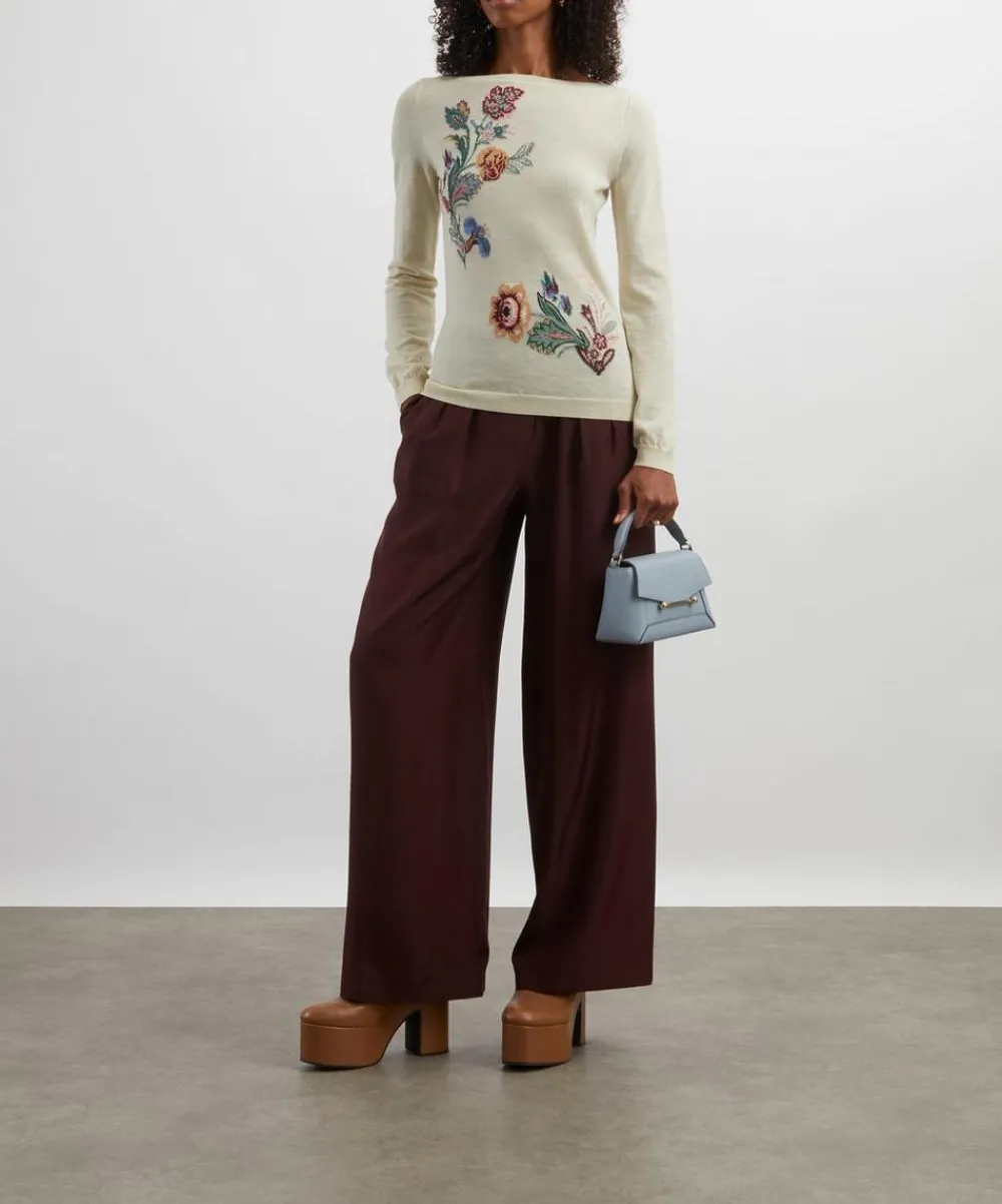 Etro Knitwear^Floral Wool-Blend Jacquard Jumper