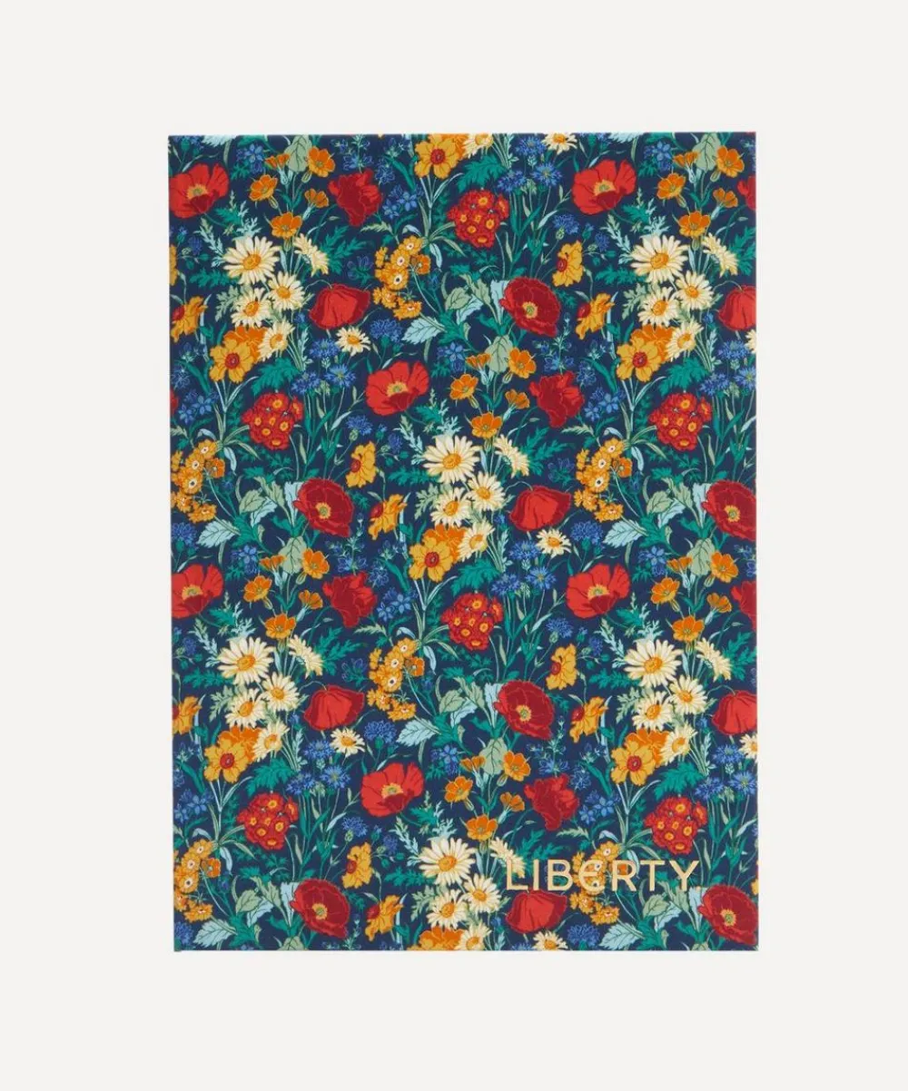 Liberty Stationery And Games^Florence May Print Cotton A5 Notebook