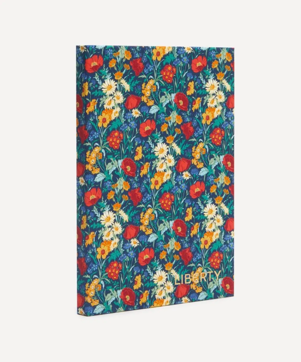 Liberty Stationery And Games^Florence May Print Cotton A5 Notebook