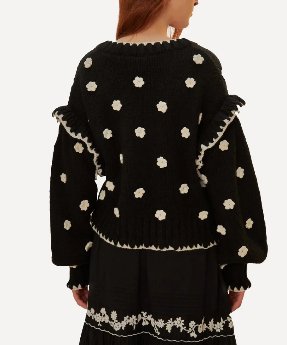 FARM Rio Knitwear^Flowers Knit Cardigan