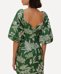 FARM Rio Dresses^Forest Soul Green Mini-Dress