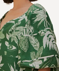 FARM Rio Dresses^Forest Soul Green Mini-Dress