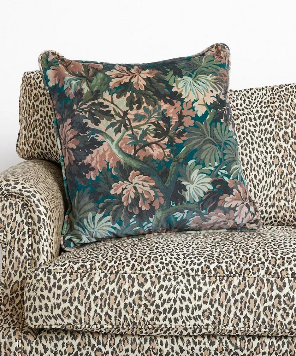 House of Hackney Cushions^Foris Large Piped Velvet Cushion