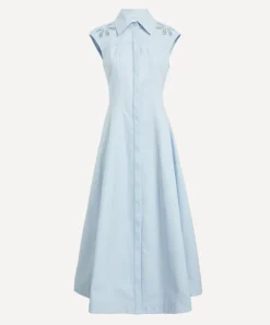 Clea Dresses^Franca Mist Blue Midi Dress