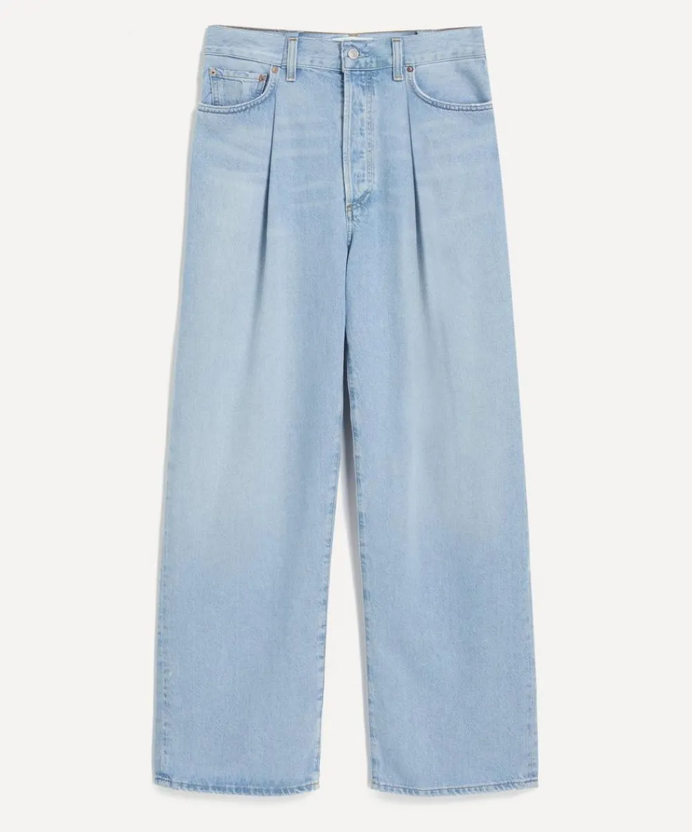 AGOLDE Jeans^Franka Pleat Baggy Jeans in Scope