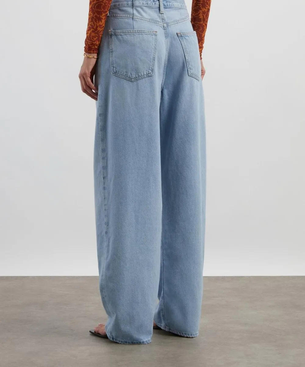 AGOLDE Jeans^Franka Pleat Baggy Jeans in Scope