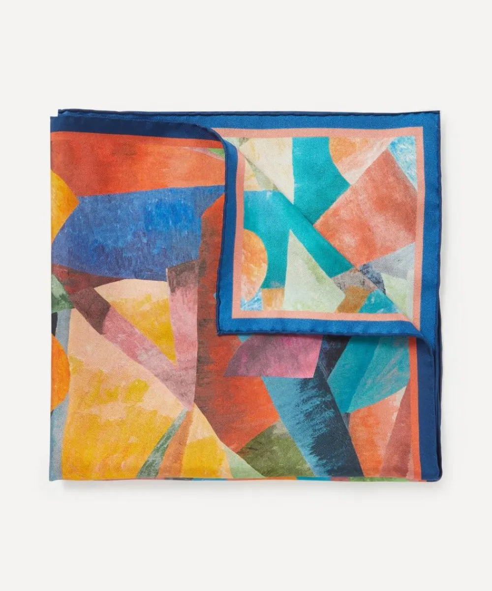 Liberty Pocket Squares^Future Silk Twill Pocket Square