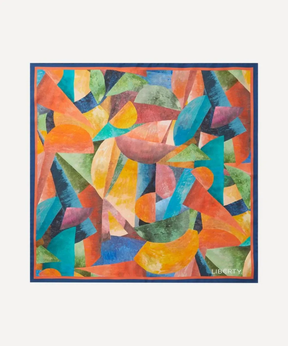 Liberty Pocket Squares^Future Silk Twill Pocket Square