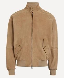 Baracuta Coats & Jackets^G9 Suede Harrington Jacket