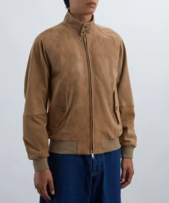 Baracuta Coats & Jackets^G9 Suede Harrington Jacket