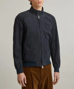 Baracuta Coats & Jackets^G9 Suede Harrington Jacket