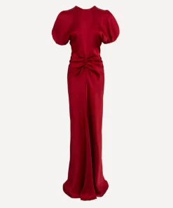 Victoria Beckham Dresses^Gathered Waist Floor-Length Dress