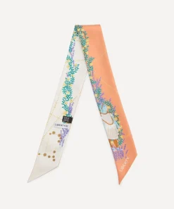 Liberty Scarves^Gemini 5X88 Ribbonette Silk Scarf