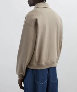 STORY mfg. Knitwear & Sweats^Geo Soft Grey Pullover