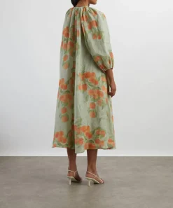 Bernadette Dresses^Georgette Peach Tree Maxi Dress