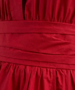 Mondo Corsini Dresses^Georgia Rossa Cotton Poplin Dress