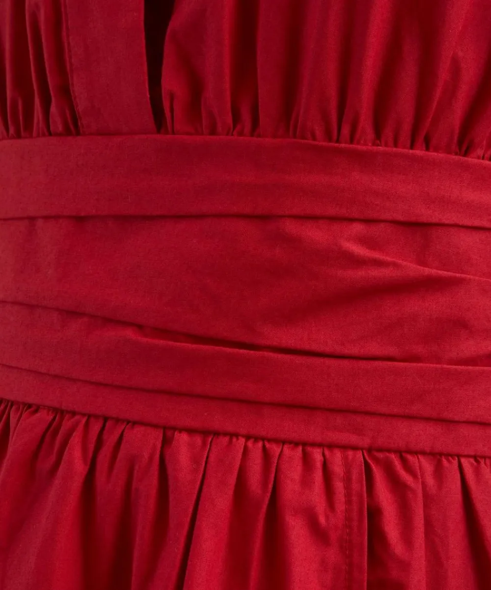 Mondo Corsini Dresses^Georgia Rossa Cotton Poplin Dress