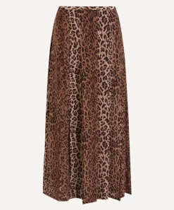 RIXO Skirts^Georgia Silk Midi Skirt
