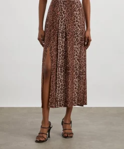 RIXO Skirts^Georgia Silk Midi Skirt