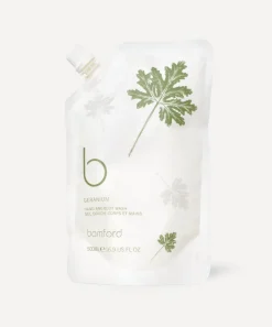 Bamford Bath & Body Wash^Geranium Hand and Body Wash Refill Pouch 500ml