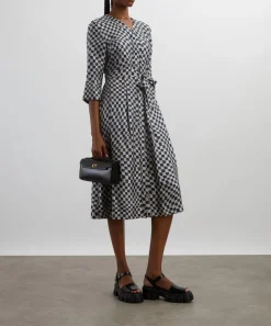 S Max Mara Dresses^Giada Printed Silk Shirt Dress