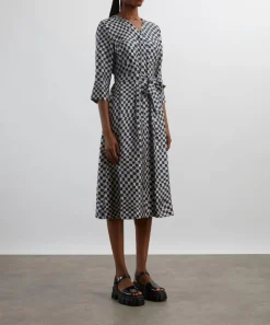 S Max Mara Dresses^Giada Printed Silk Shirt Dress