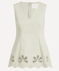 Clea Tops^Gigi Cutwork Embroidered Top