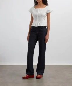 Peachy Den Jeans^Gigi Slim-Leg Dark Rinse Jeans