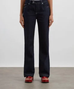 Peachy Den Jeans^Gigi Slim-Leg Dark Rinse Jeans