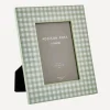 Addison Ross Ornaments^Gingham Lacquer 5x7” Photo Frame