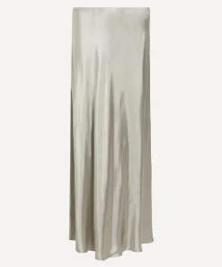 Alberta Ferretti Skirts^Glossy Satin Long Skirt