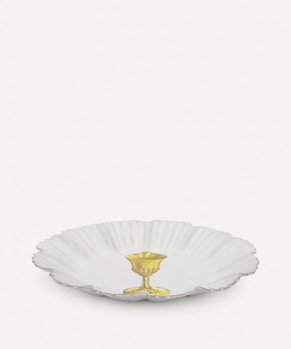 Astier de Villatte Tableware^Gold Cup Plate