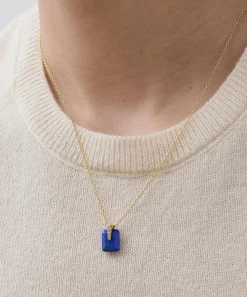 Astley Clarke Necklaces^Gold Deco Lapis Pendant Necklace