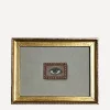 Patch NYC Wall Art|Living Room^Gold Frame Lover’s Eye with Coral Beads Art Print